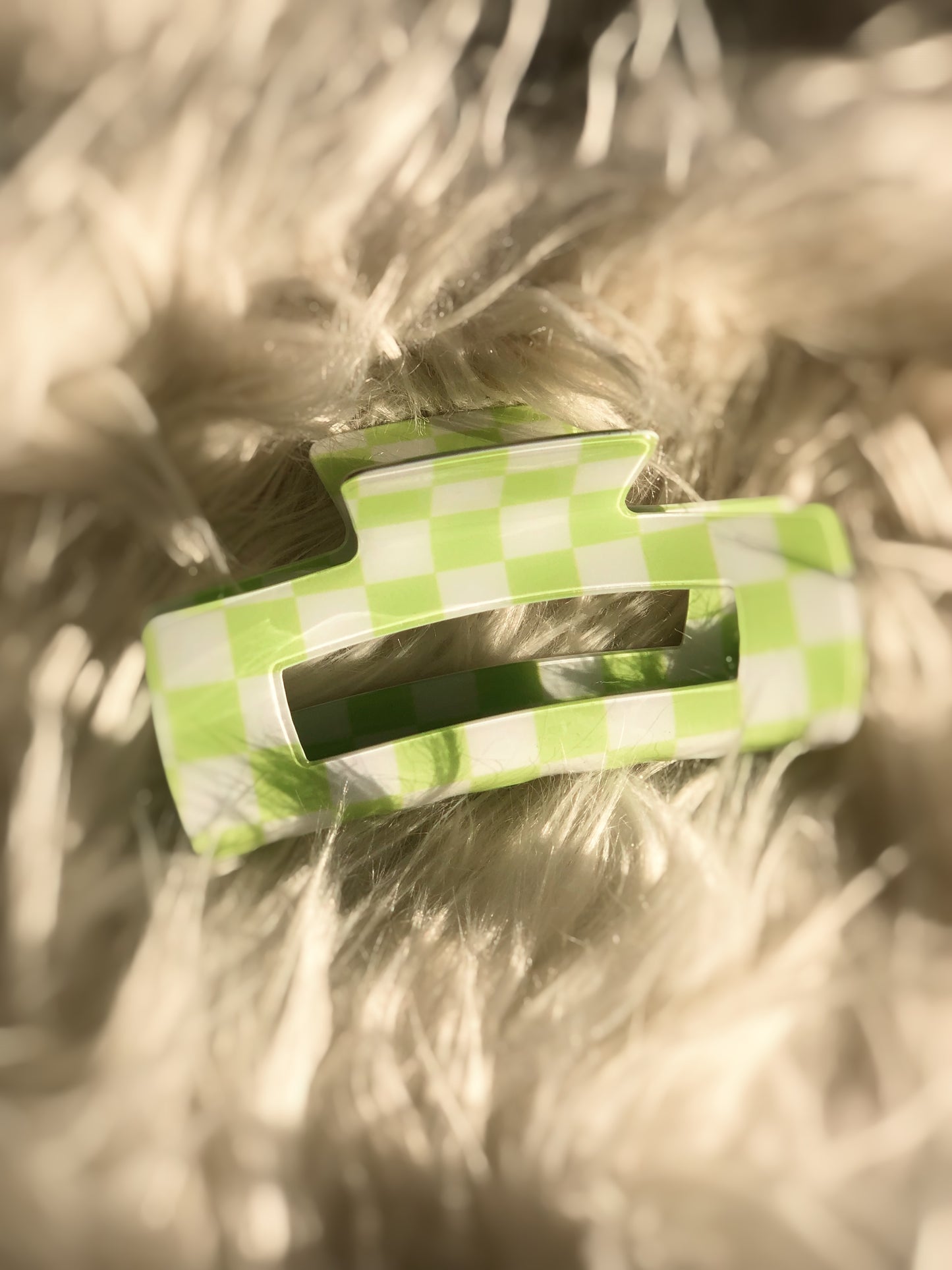 Checkered, Claw Clip