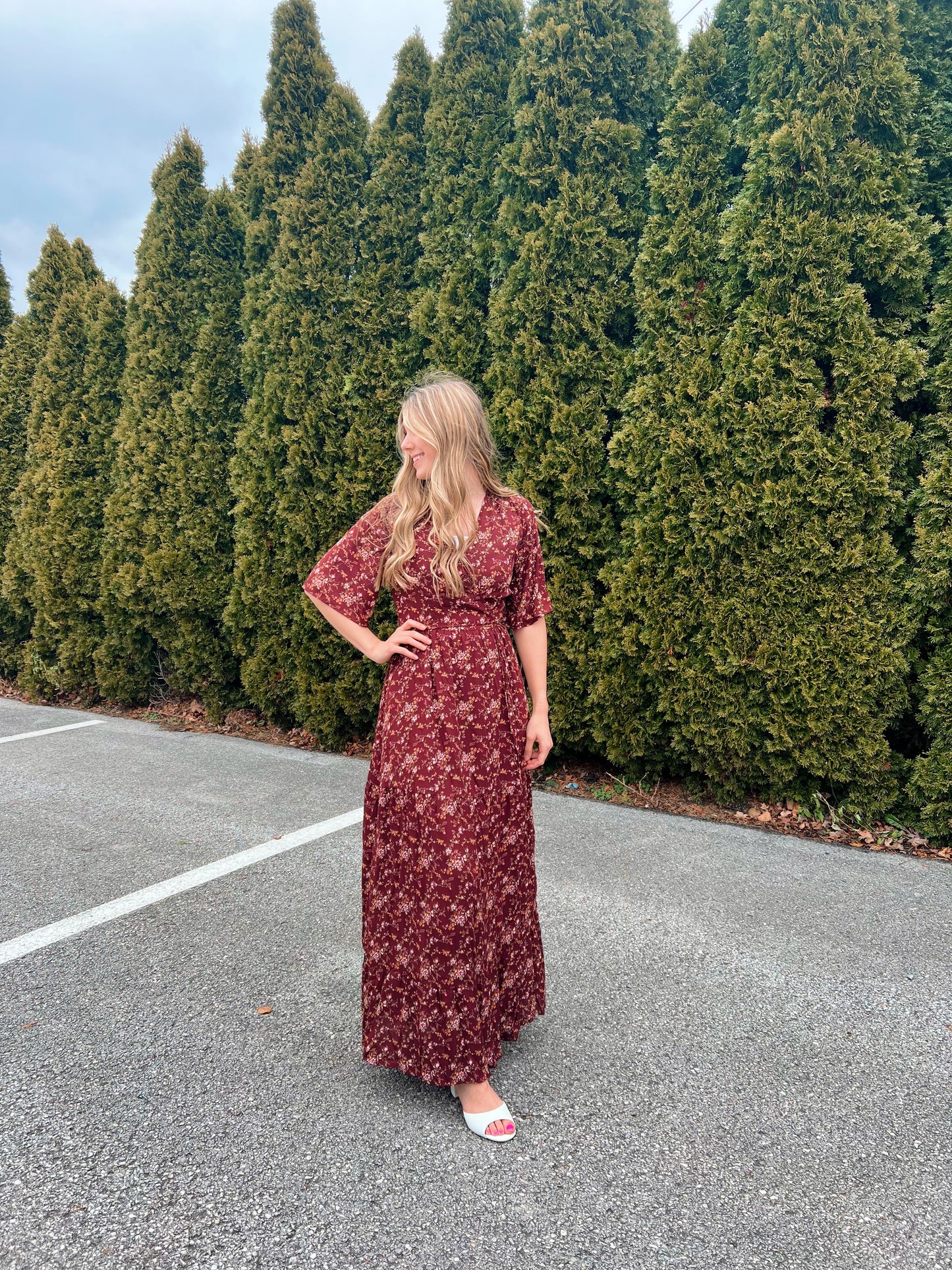 Miss Confidence - Maxi Wrap Dress