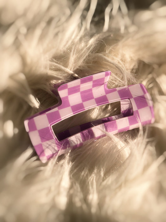 Checkered, Claw Clip
