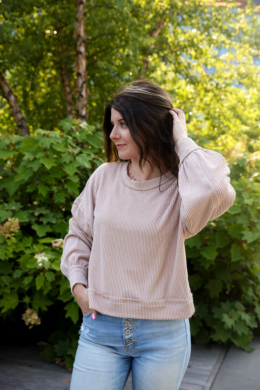 Toasted Almond, Crewneck