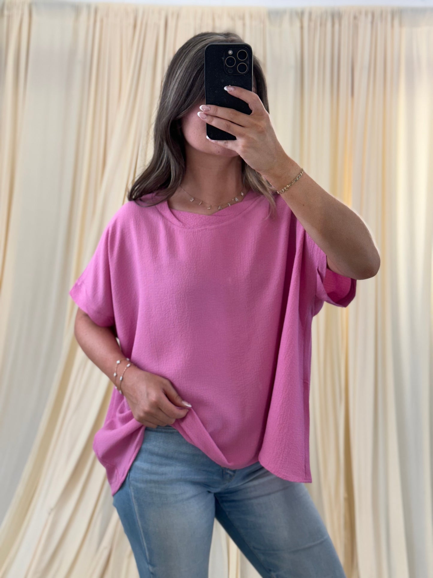 Rosewater Drape, Blouse