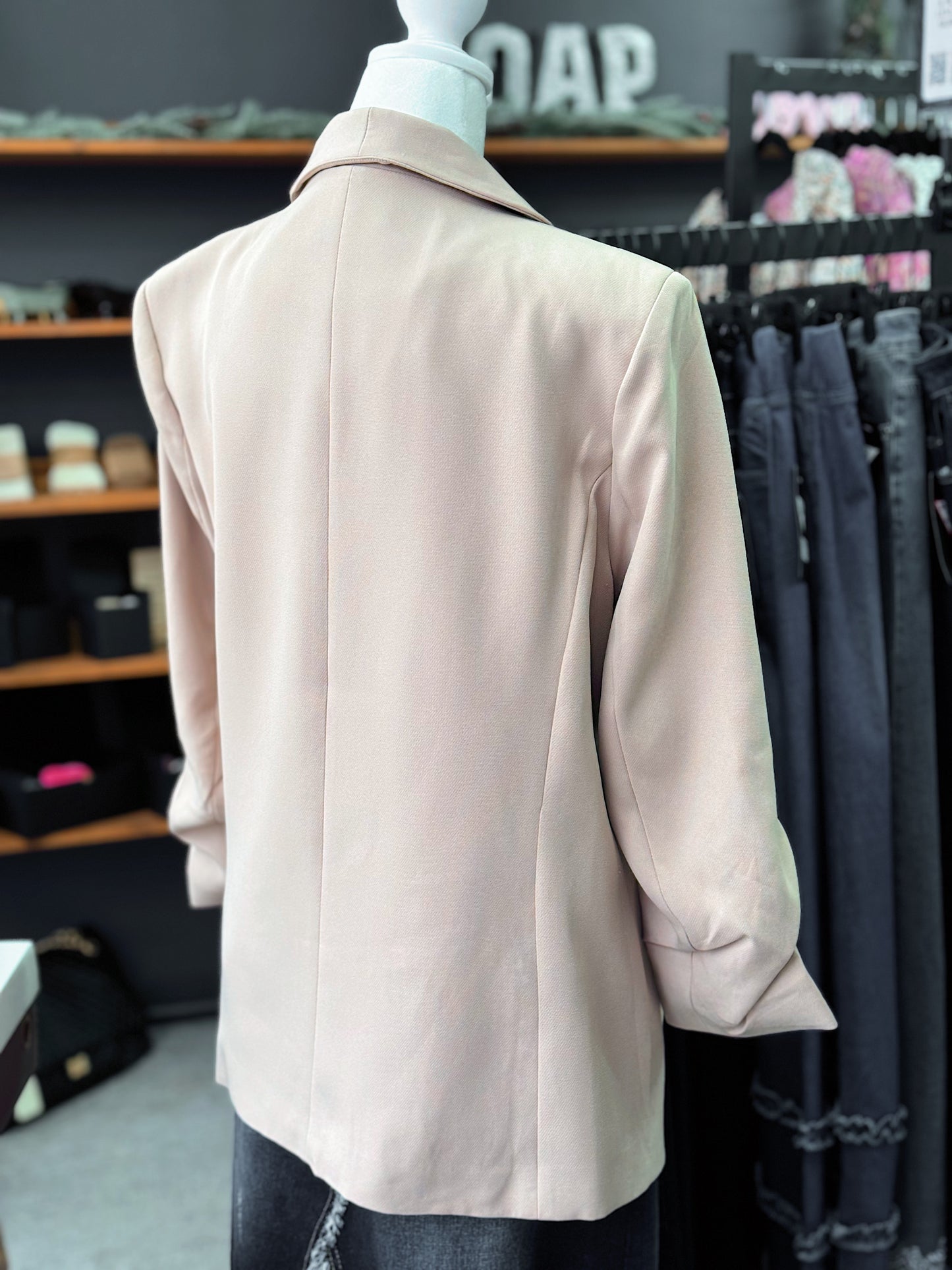 Sandy Breeze, Tan Blazer