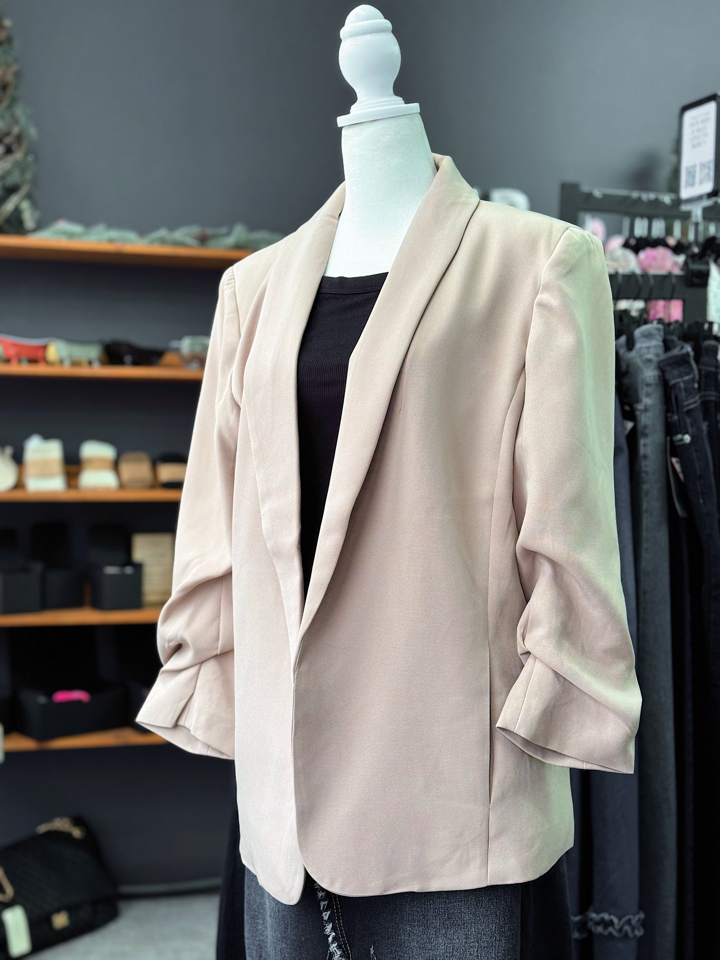 Sandy Breeze, Tan Blazer