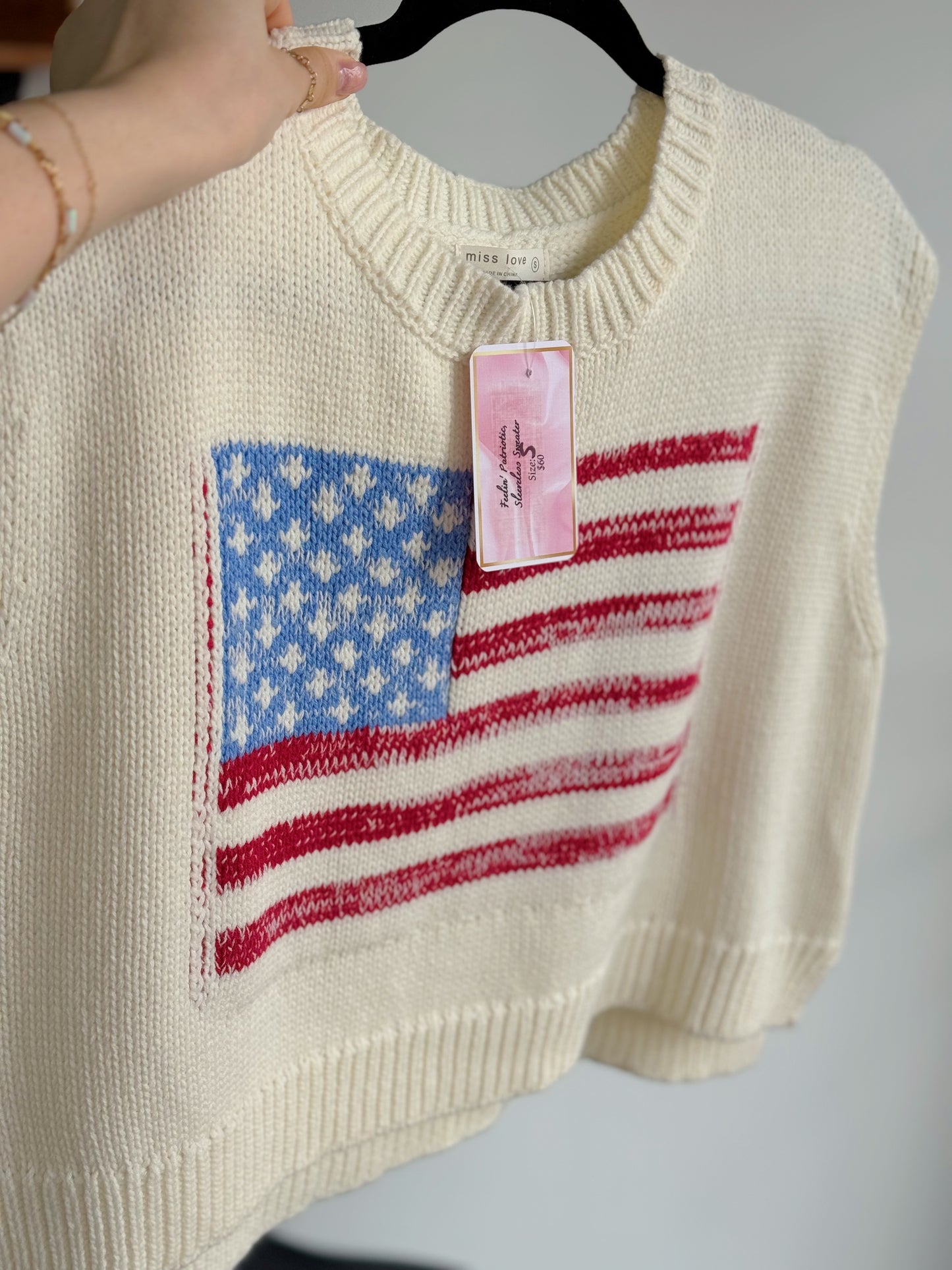 Feelin' Patriotic, Sleeveless Sweater