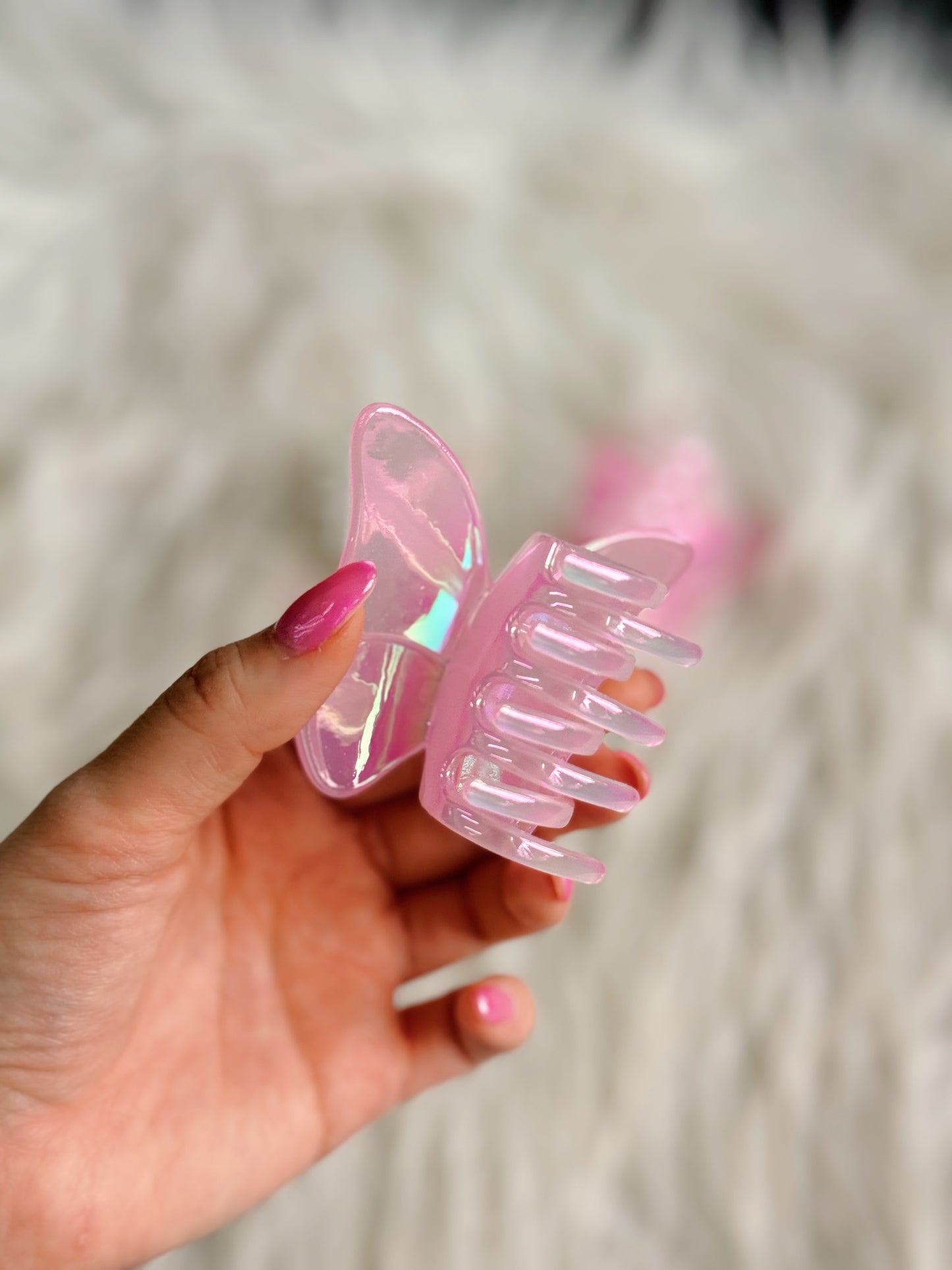 Holographic, Butterfly Clip