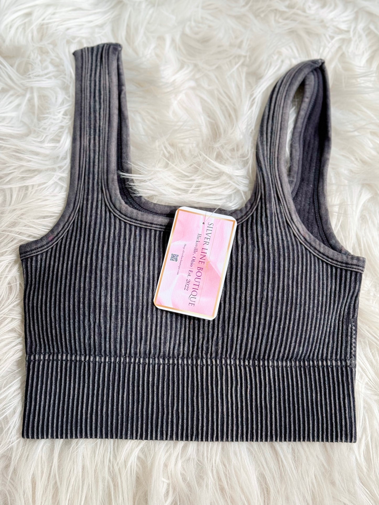 Mineral Washed Bralettes
