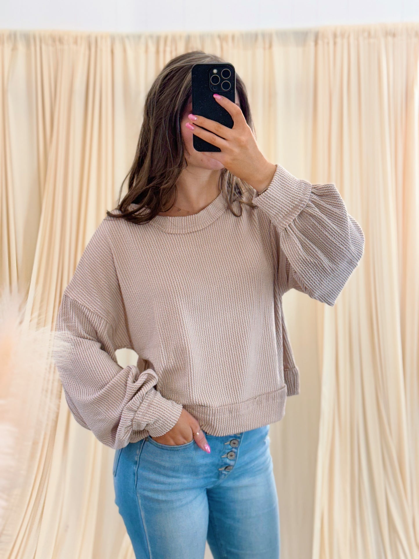 Toasted Almond, Crewneck