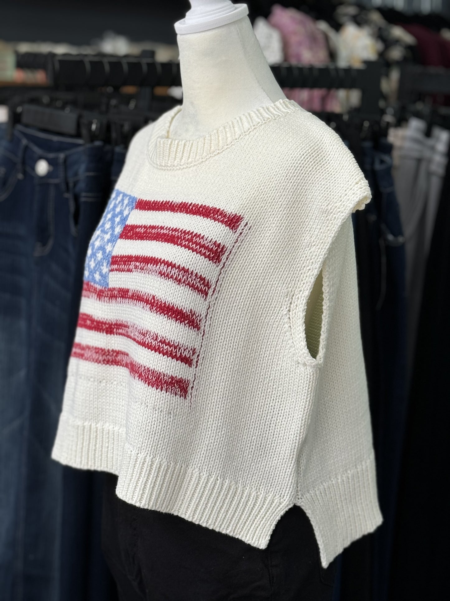 Feelin' Patriotic, Sleeveless Sweater