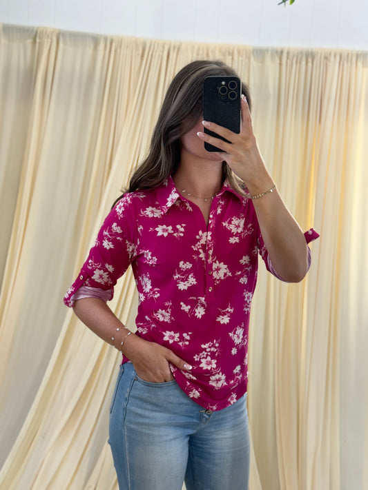 Pink Meadow, Collard Top