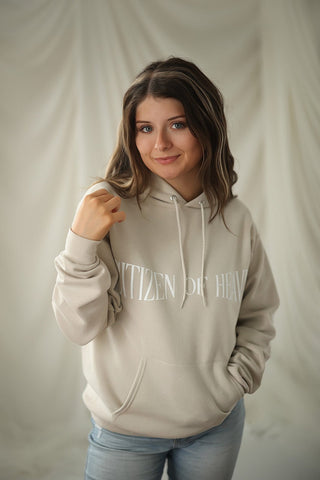 (Glitter) Citizen of Heaven, Hoodie - Silver Line Boutique