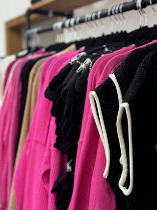 Hot Pink, Tan, Black Collection - Silver Line Boutique
