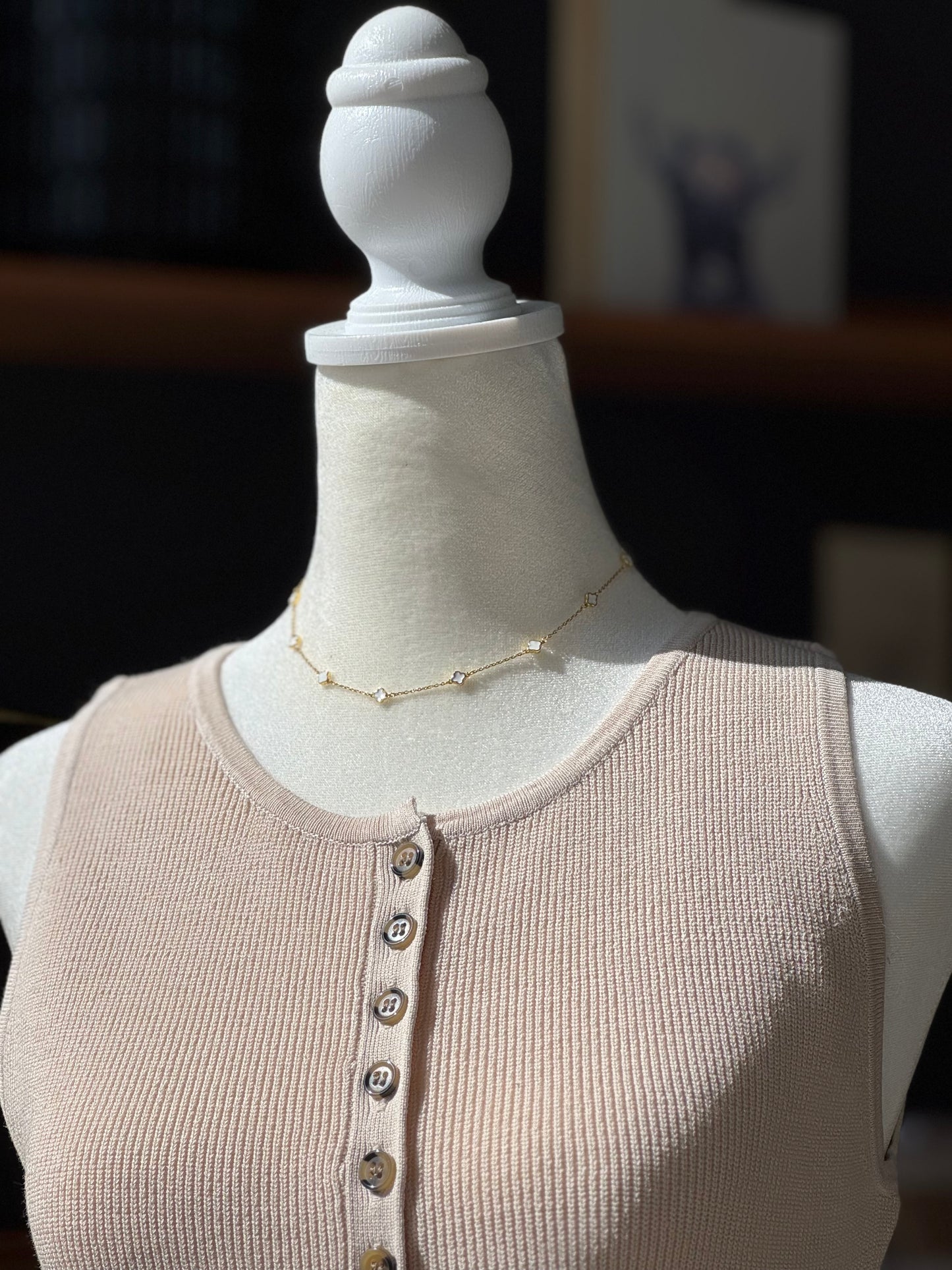 Clover Enamel Necklace