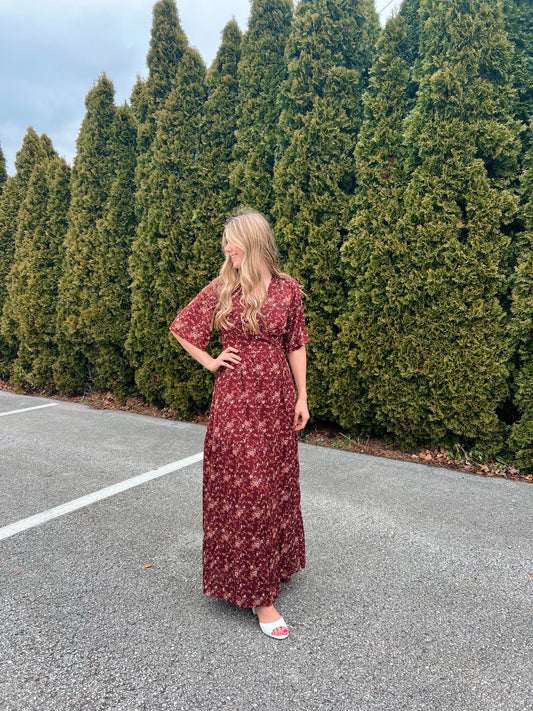 Miss Confidence - Maxi Wrap Dress
