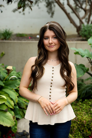 Sandstone, Peplum Sweater