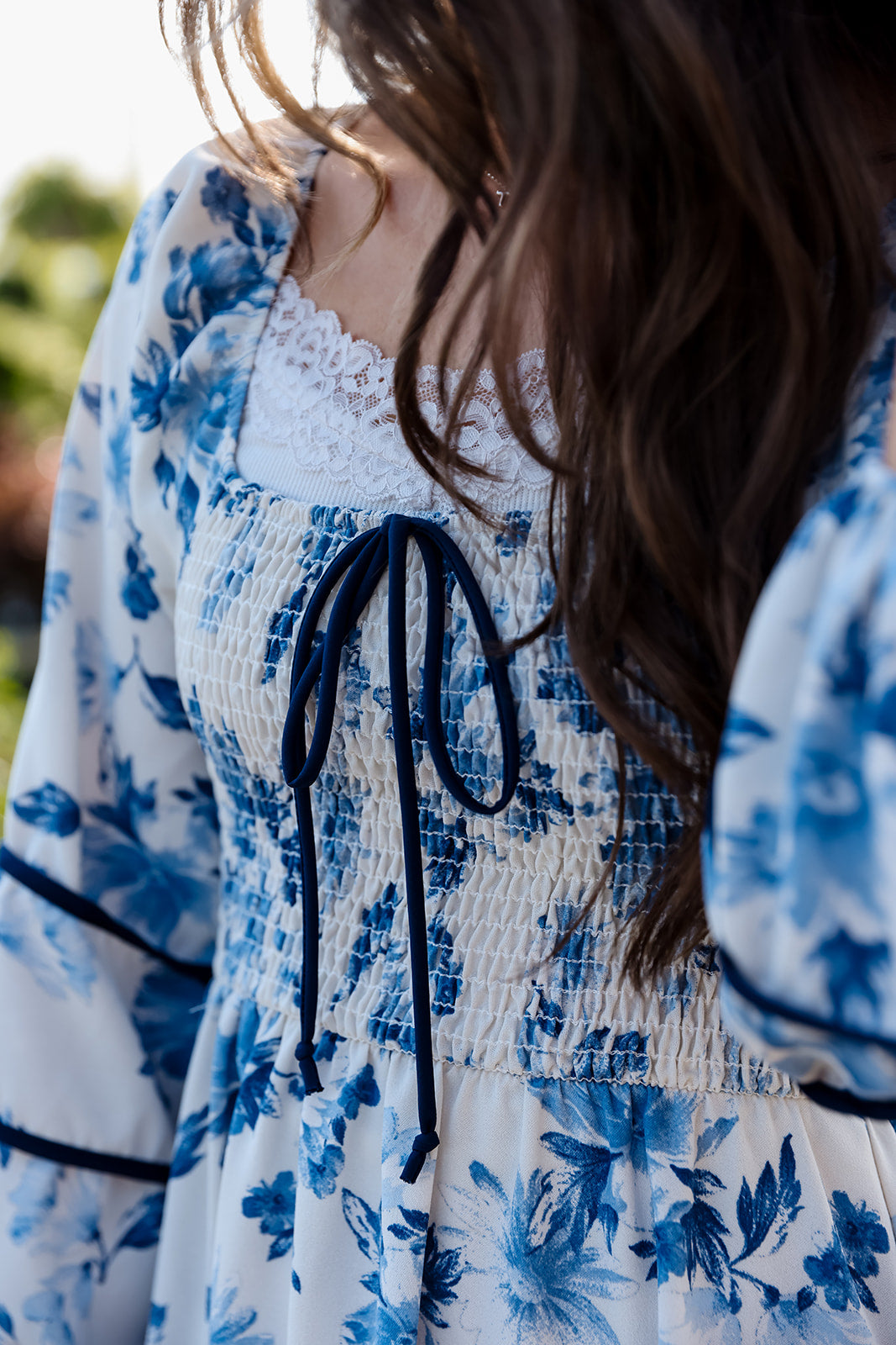 Ocean Blossom, Azure Dress
