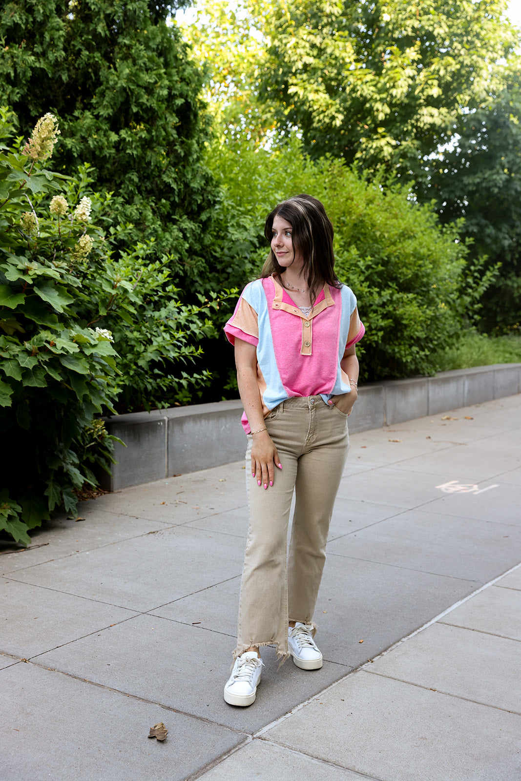 Modern Edge, Color Block Tee