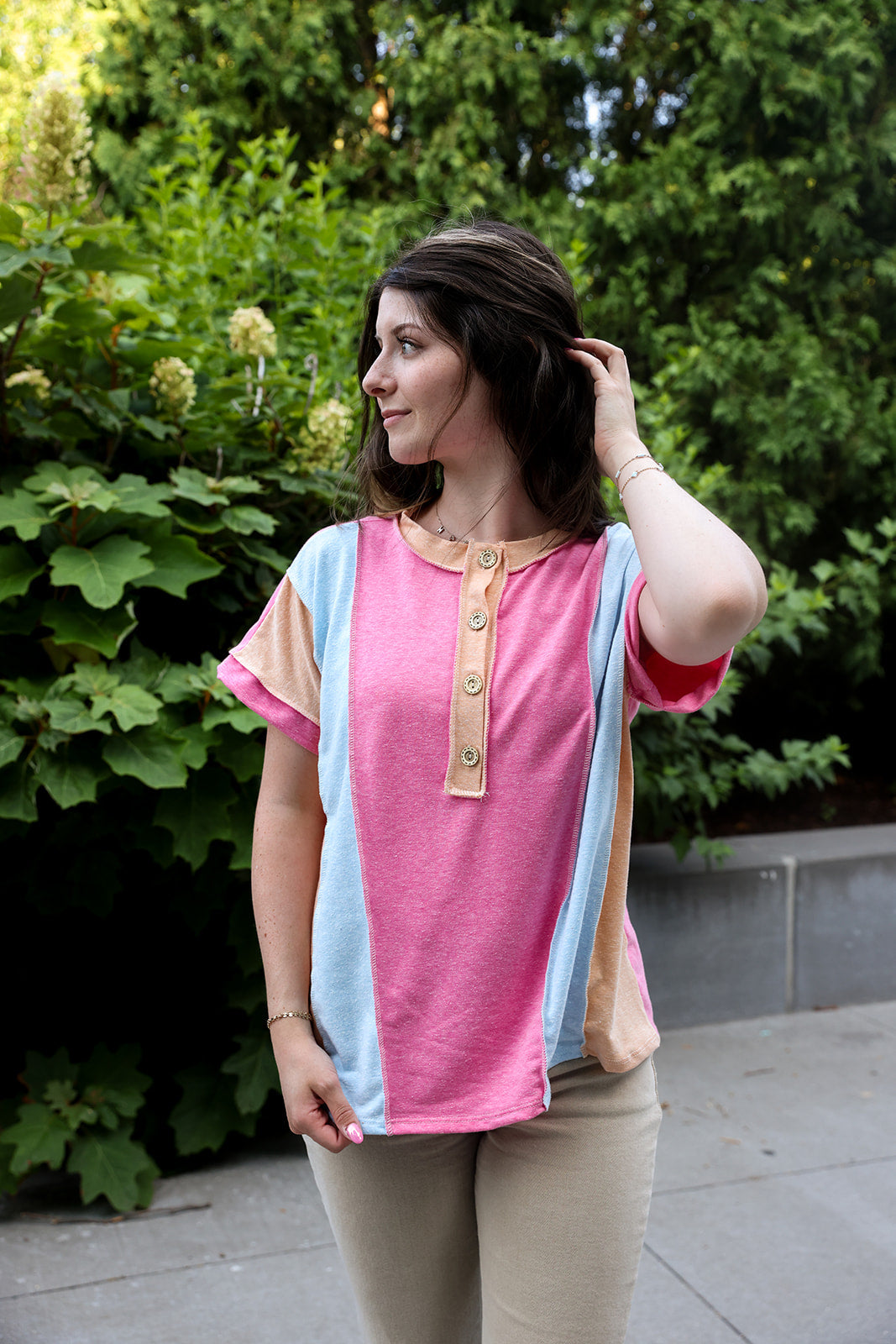 Modern Edge, Color Block Tee