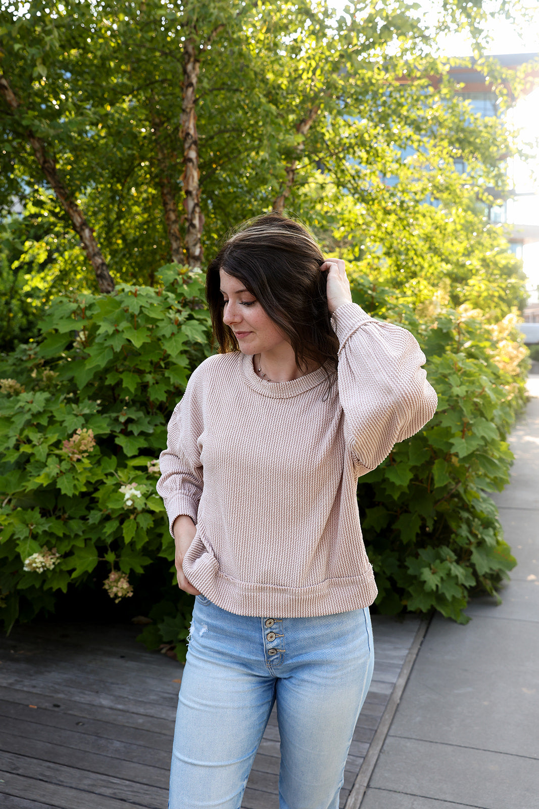 Toasted Almond, Crewneck