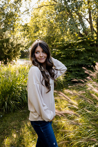 Sagebrush V-Neck Knit Top