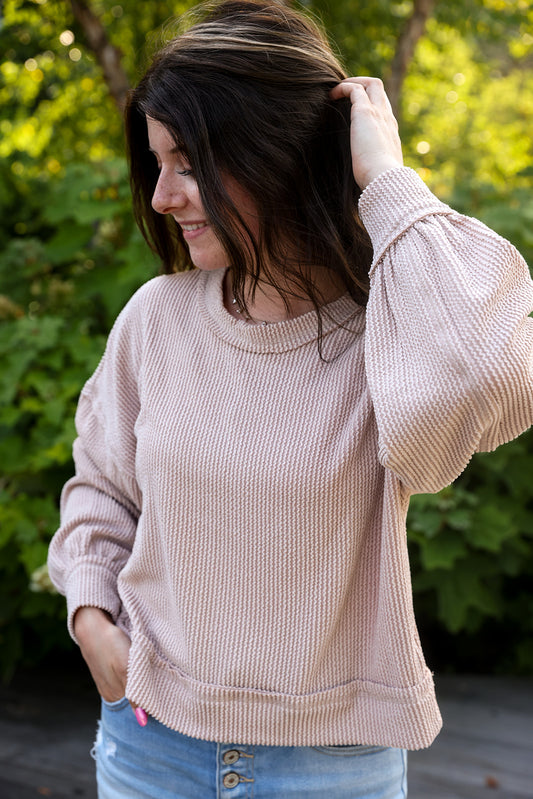 Toasted Almond, Crewneck