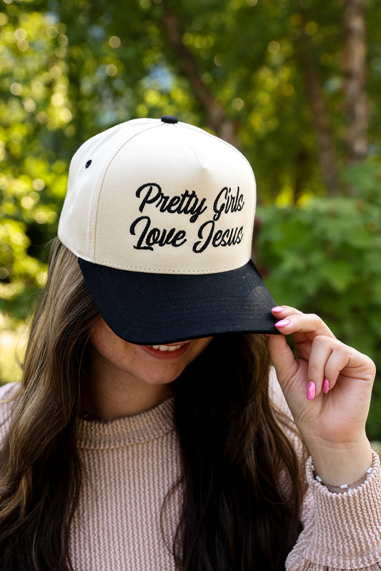 Pretty girls love Jesus Trucker Hat