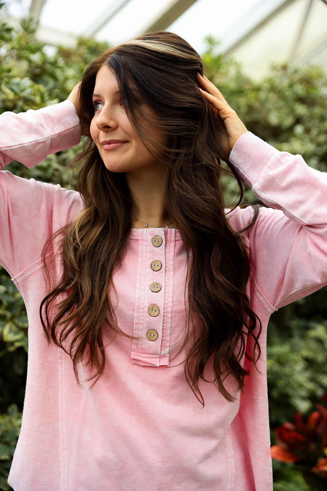 Soft Fade, Pink Oversized Tee