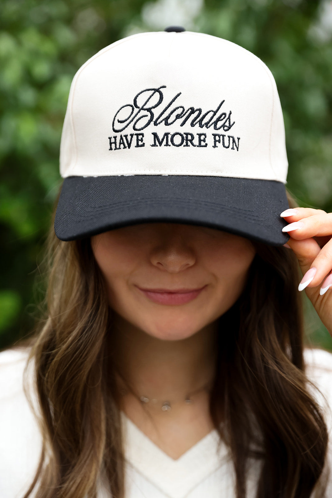 Blondes have more fun trucker hat