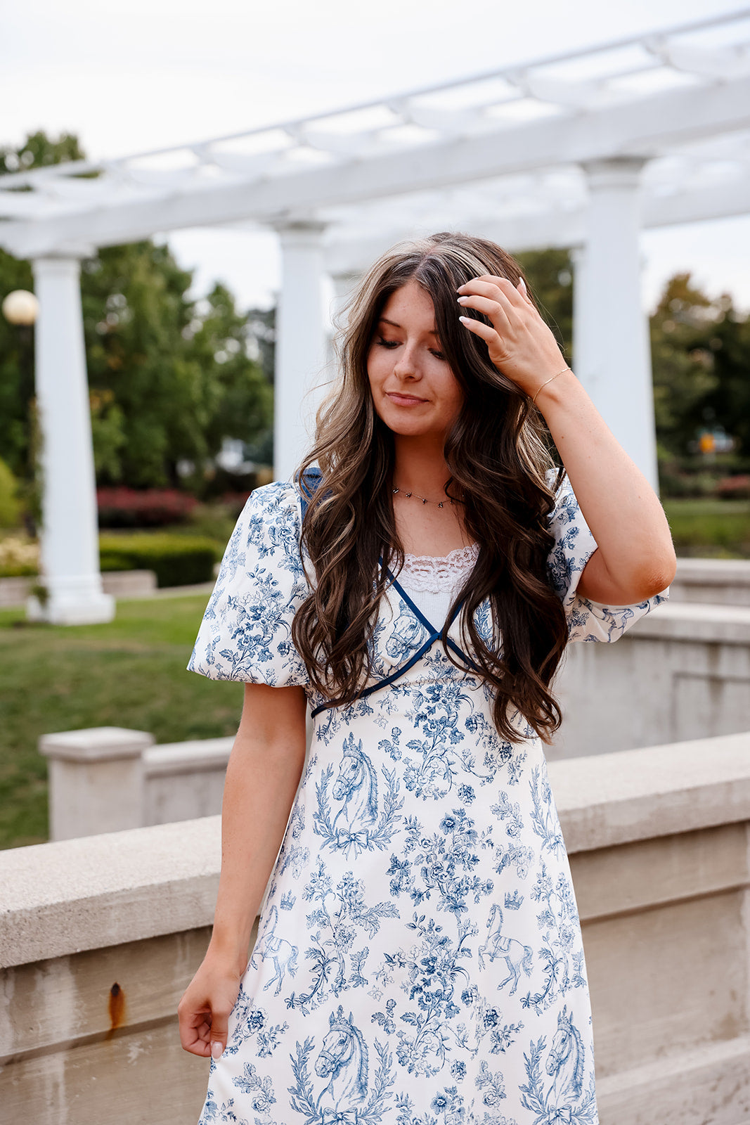 Navy Horizon, Maxi Dress