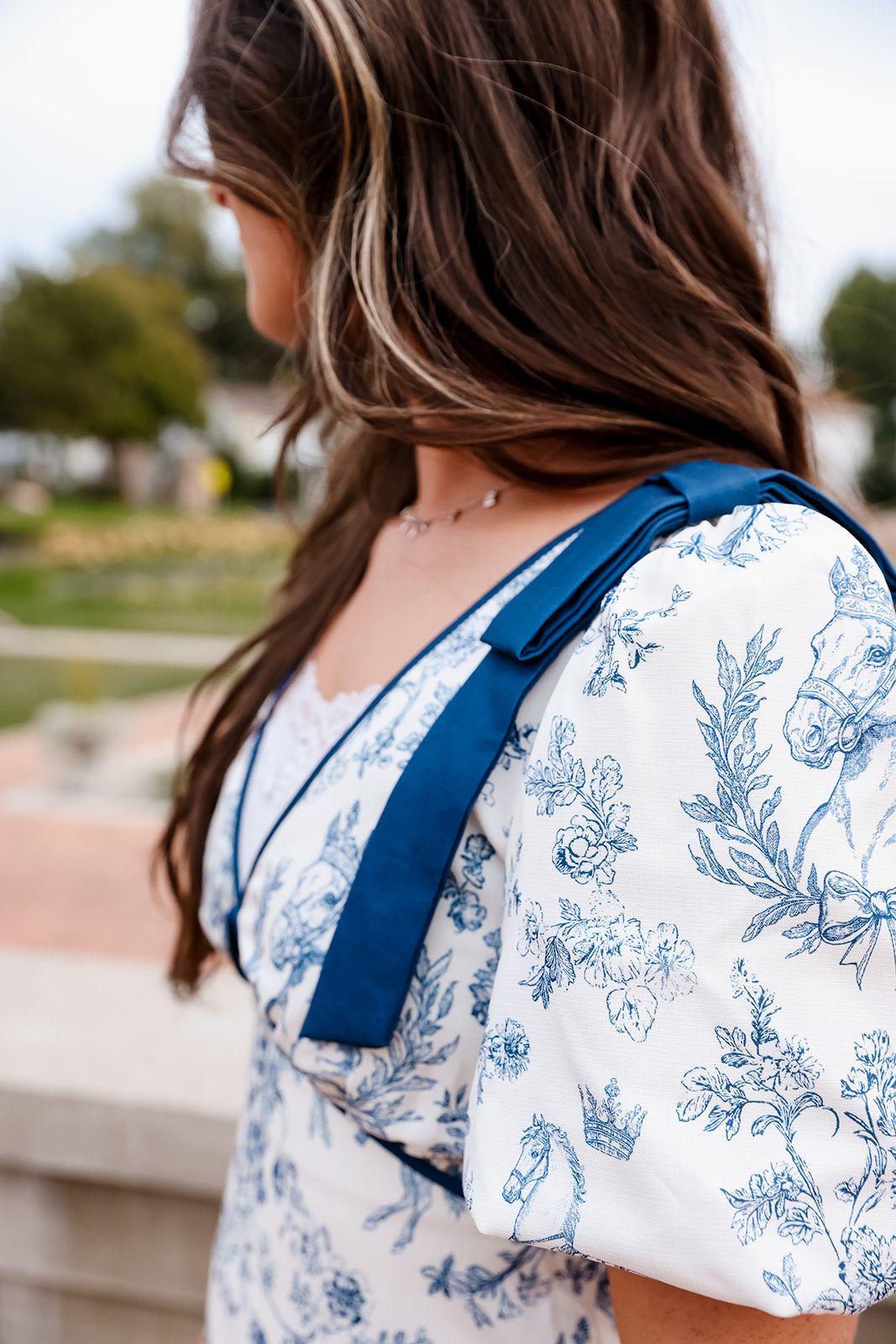 Navy Horizon, Maxi Dress