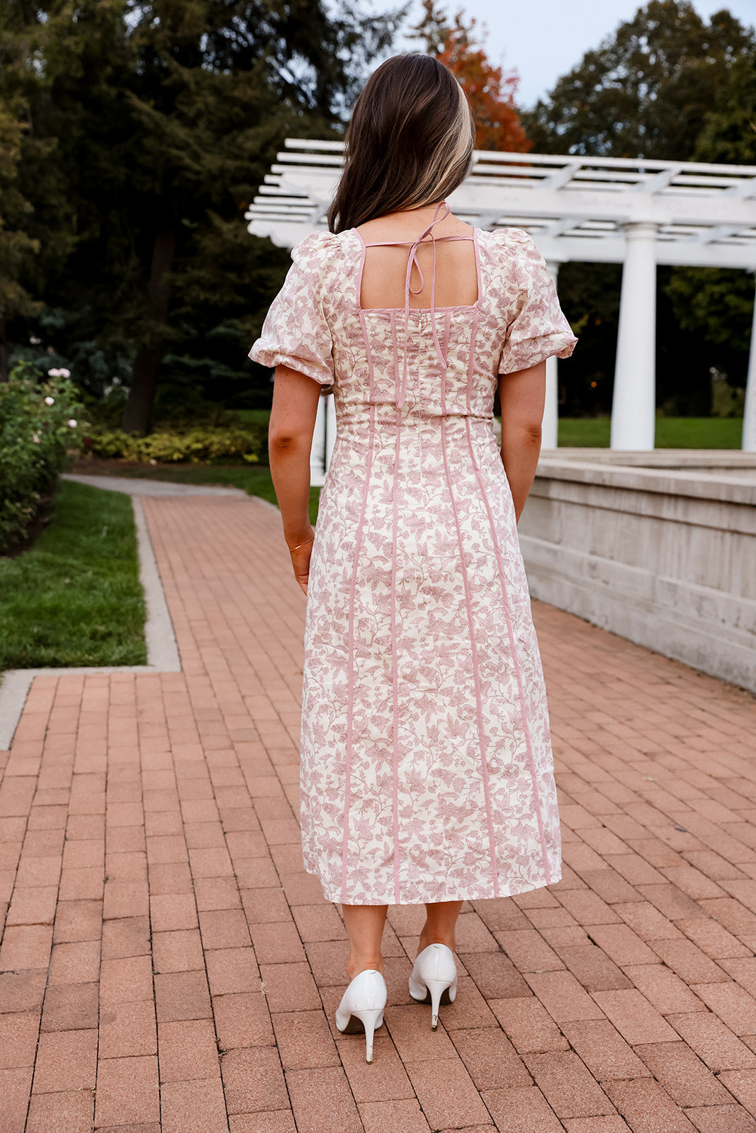 Blush Serenade, Midi Dress