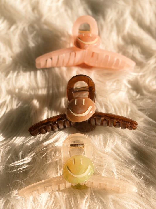 Extra Large Smilies, Claw Clip