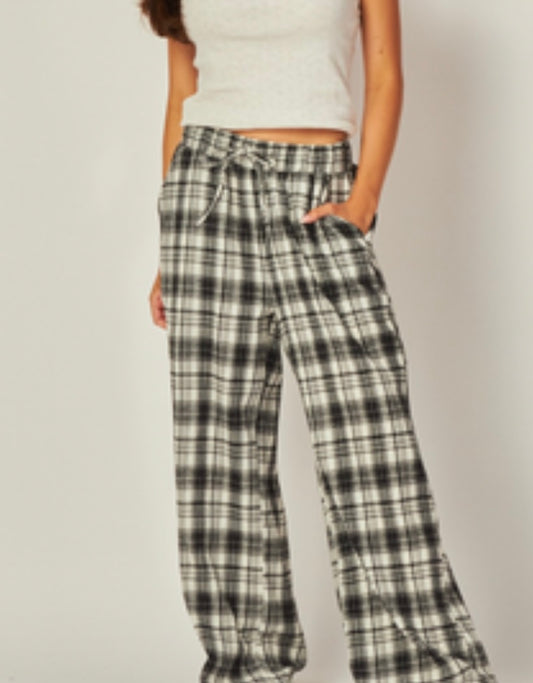 Charmed Check Sweats (Pink Friday door buster)