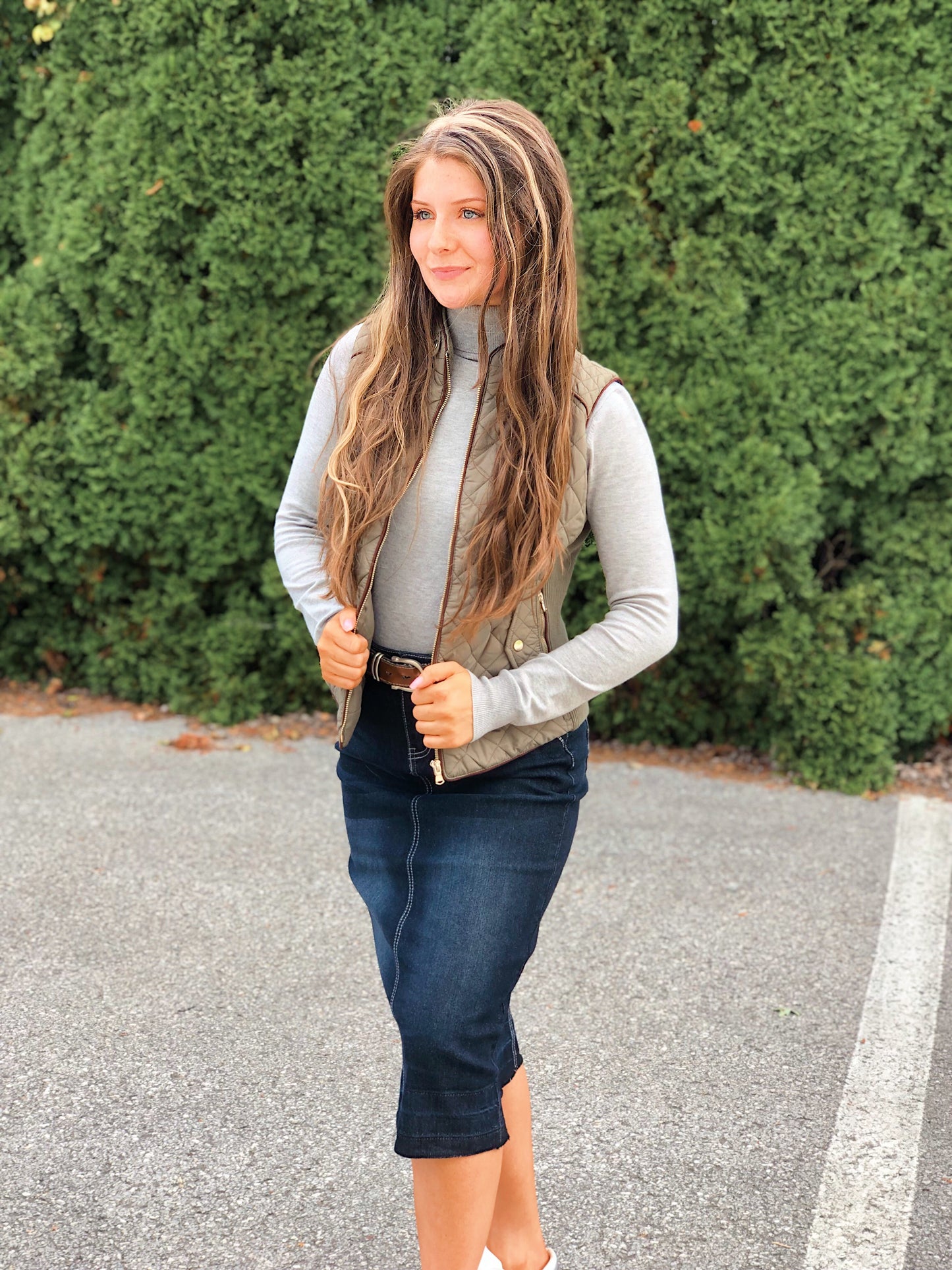 Striking, Quilted Vest