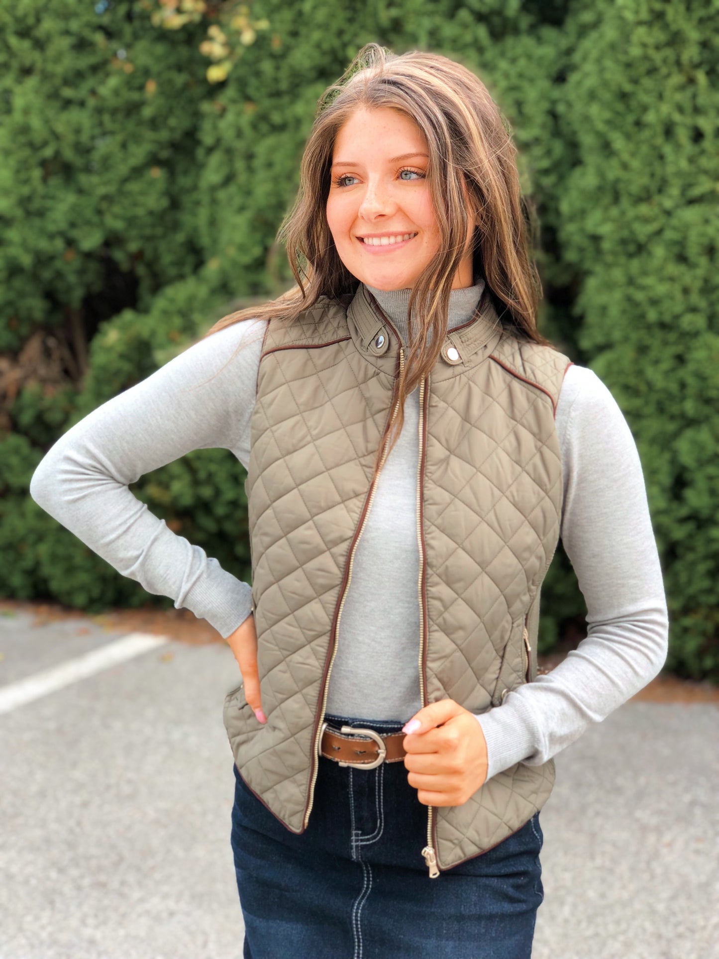 Striking, Quilted Vest