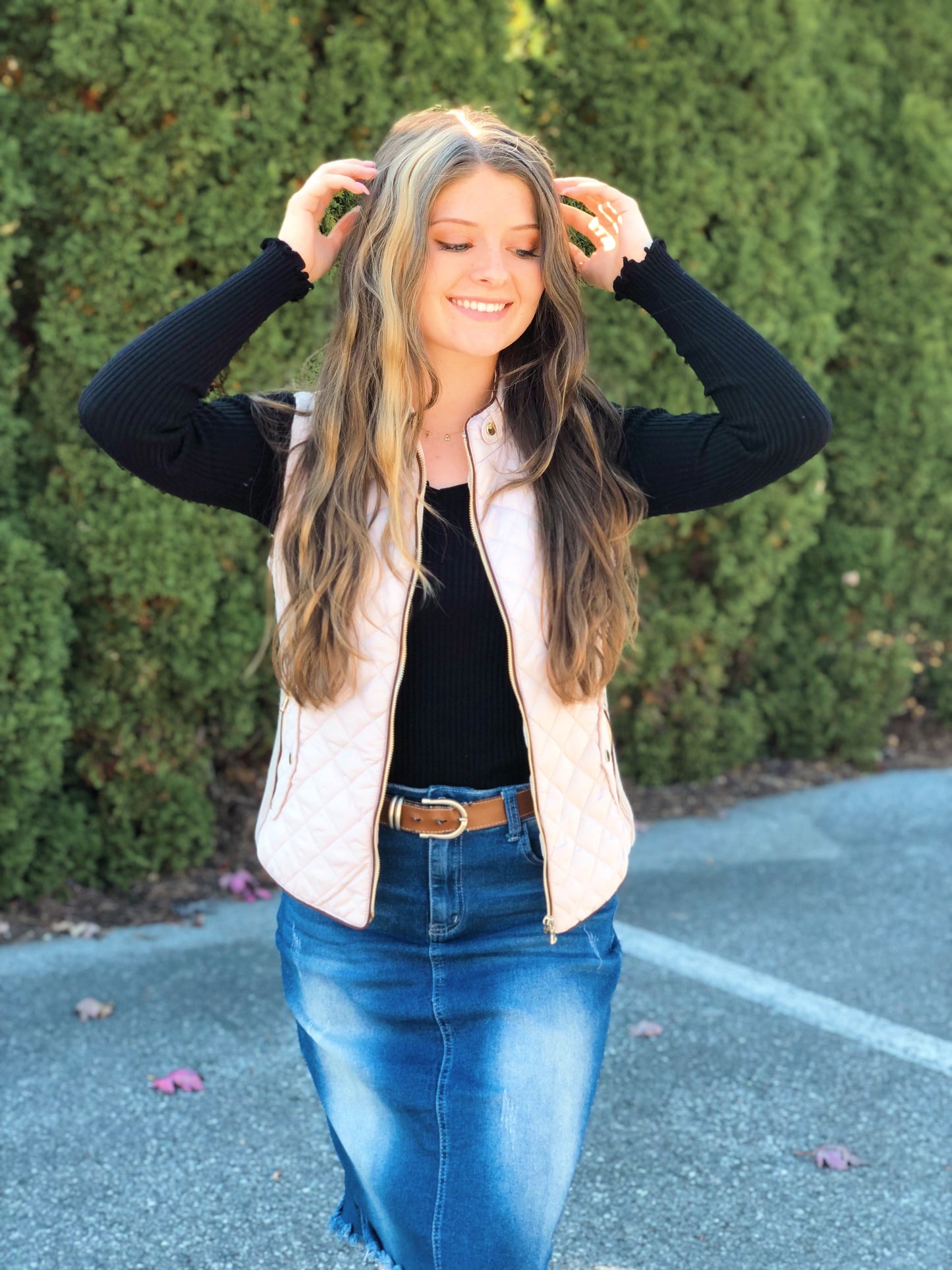 Striking, Quilted Vest
