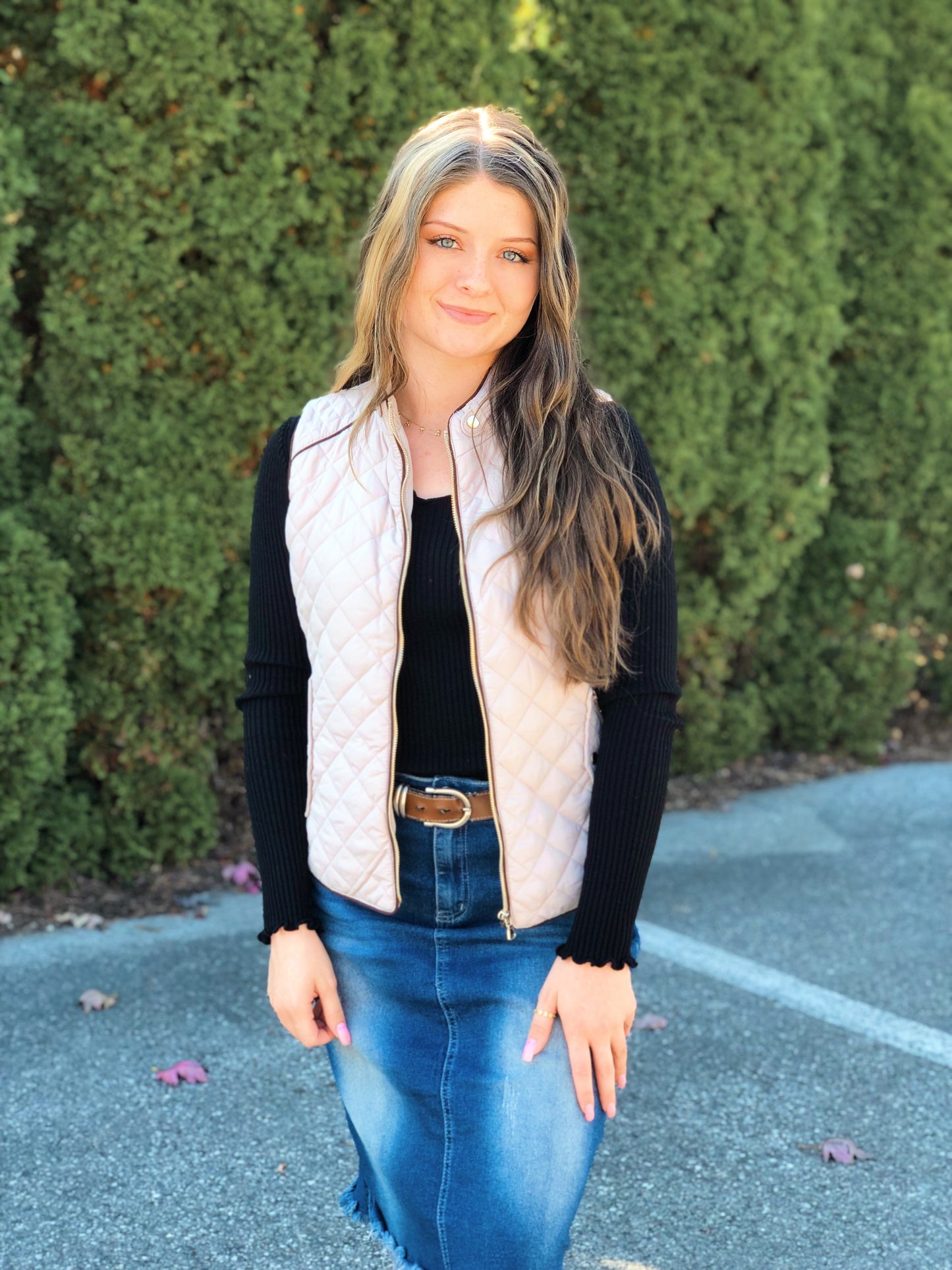 Striking, Quilted Vest