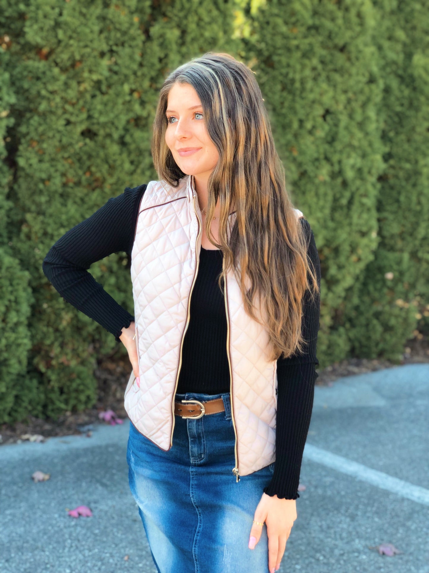 Striking, Quilted Vest