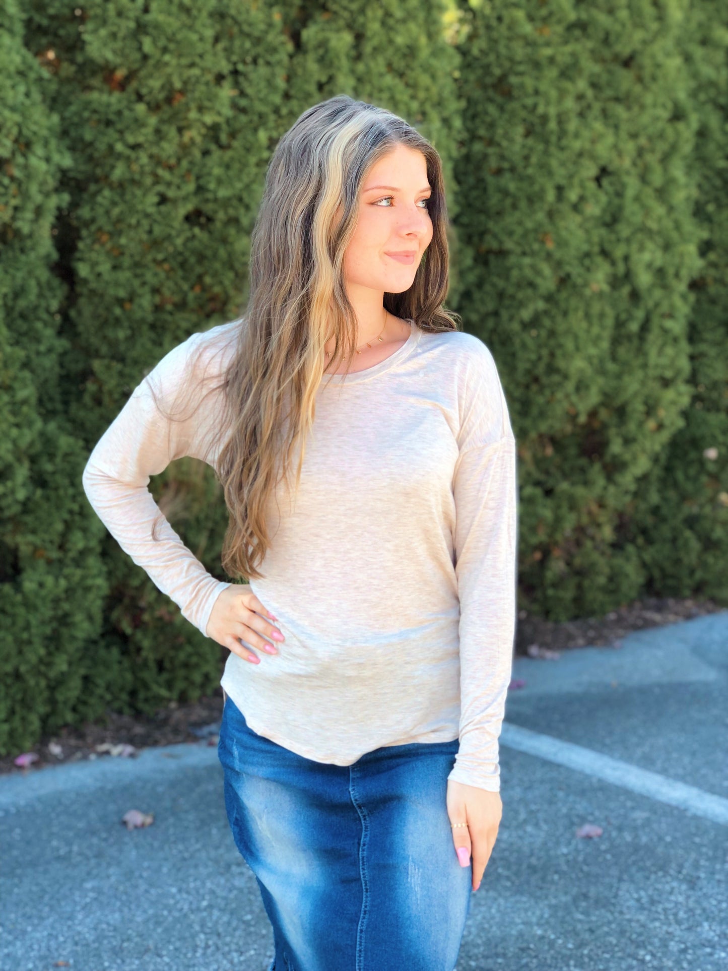 Butter Soft, Cream Tee