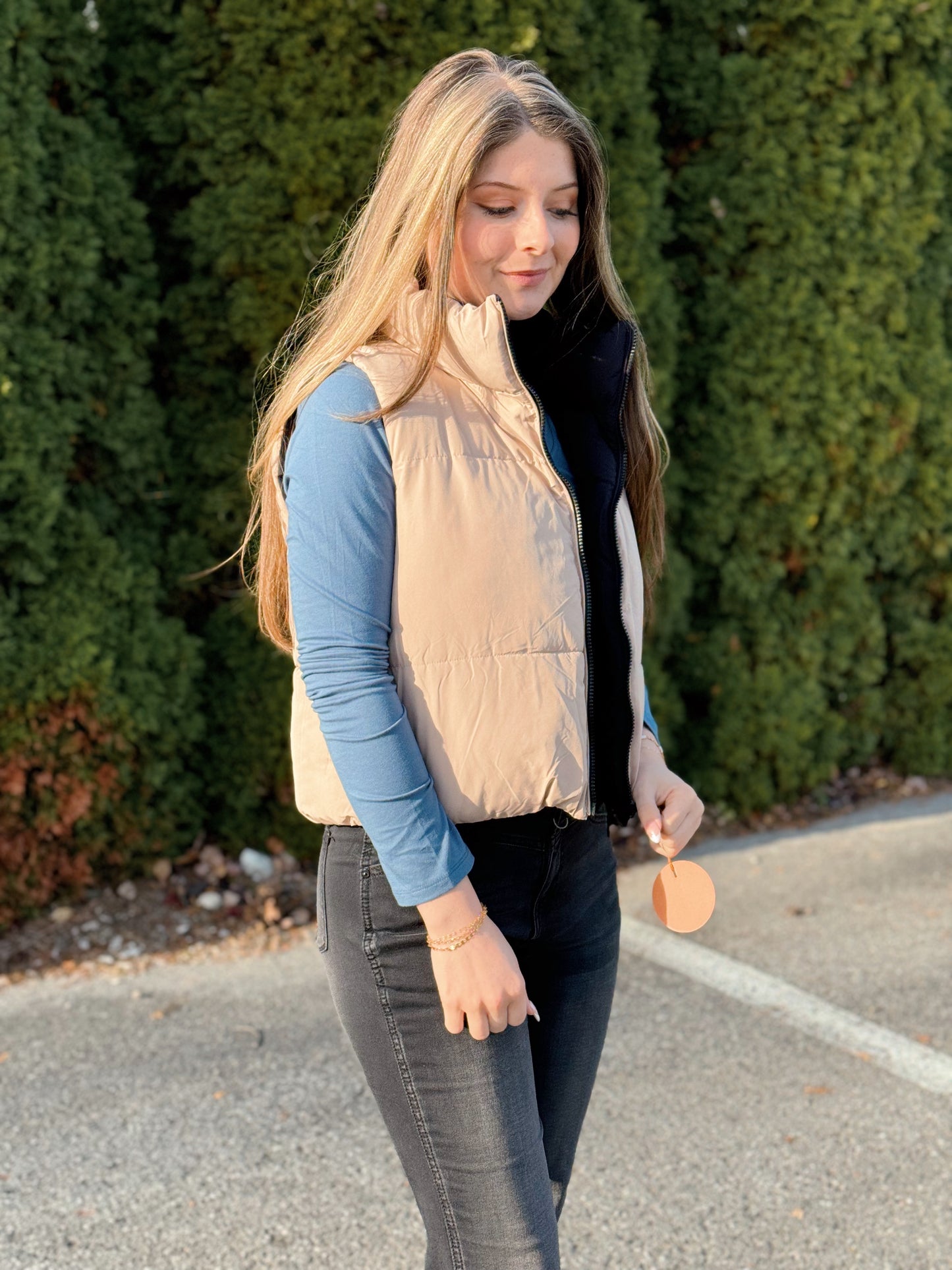 Speechless, Reversible Puffer Vest