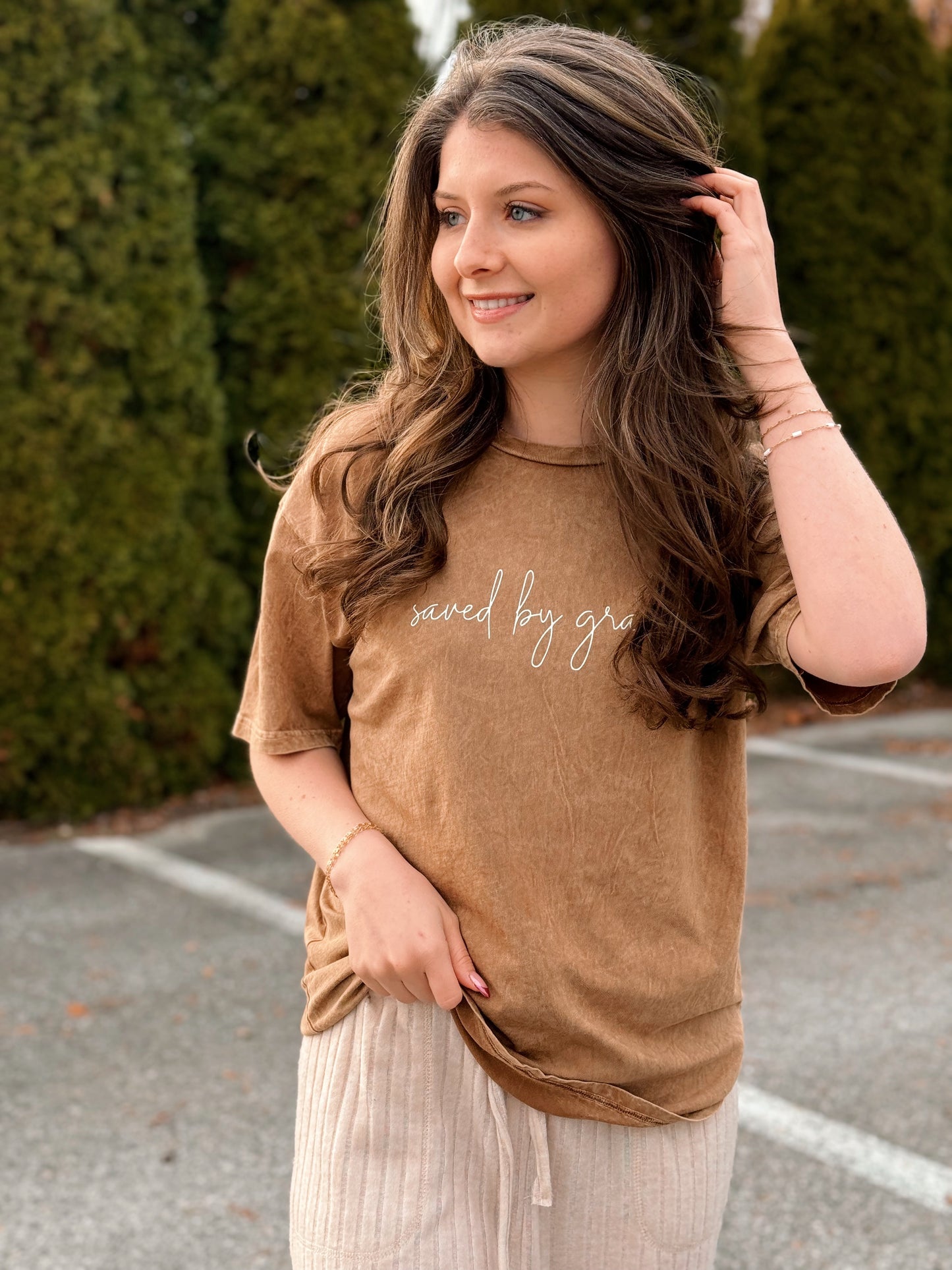 Saved By Grace, Oat Collective Tee