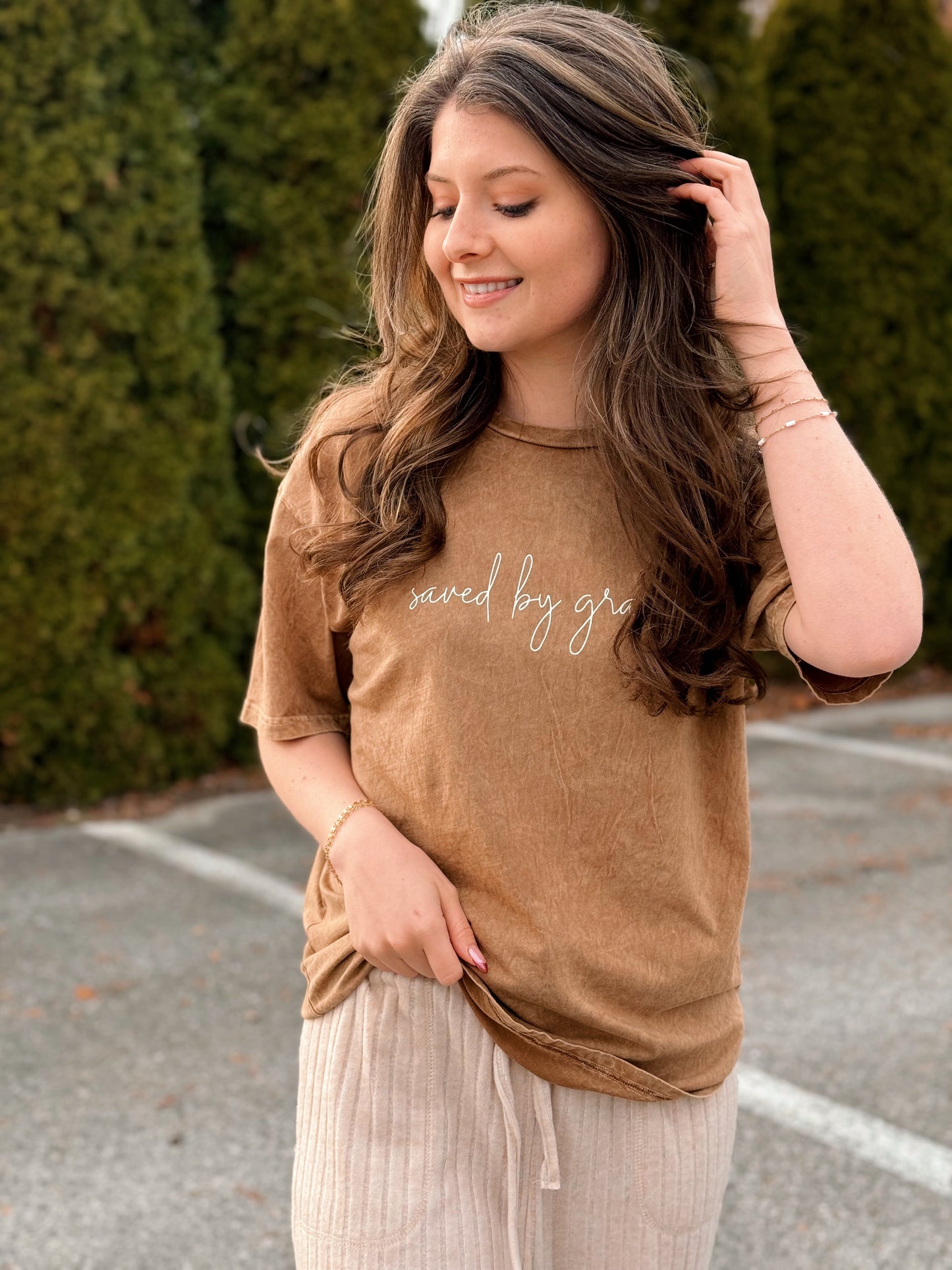 Saved By Grace, Oat Collective Tee
