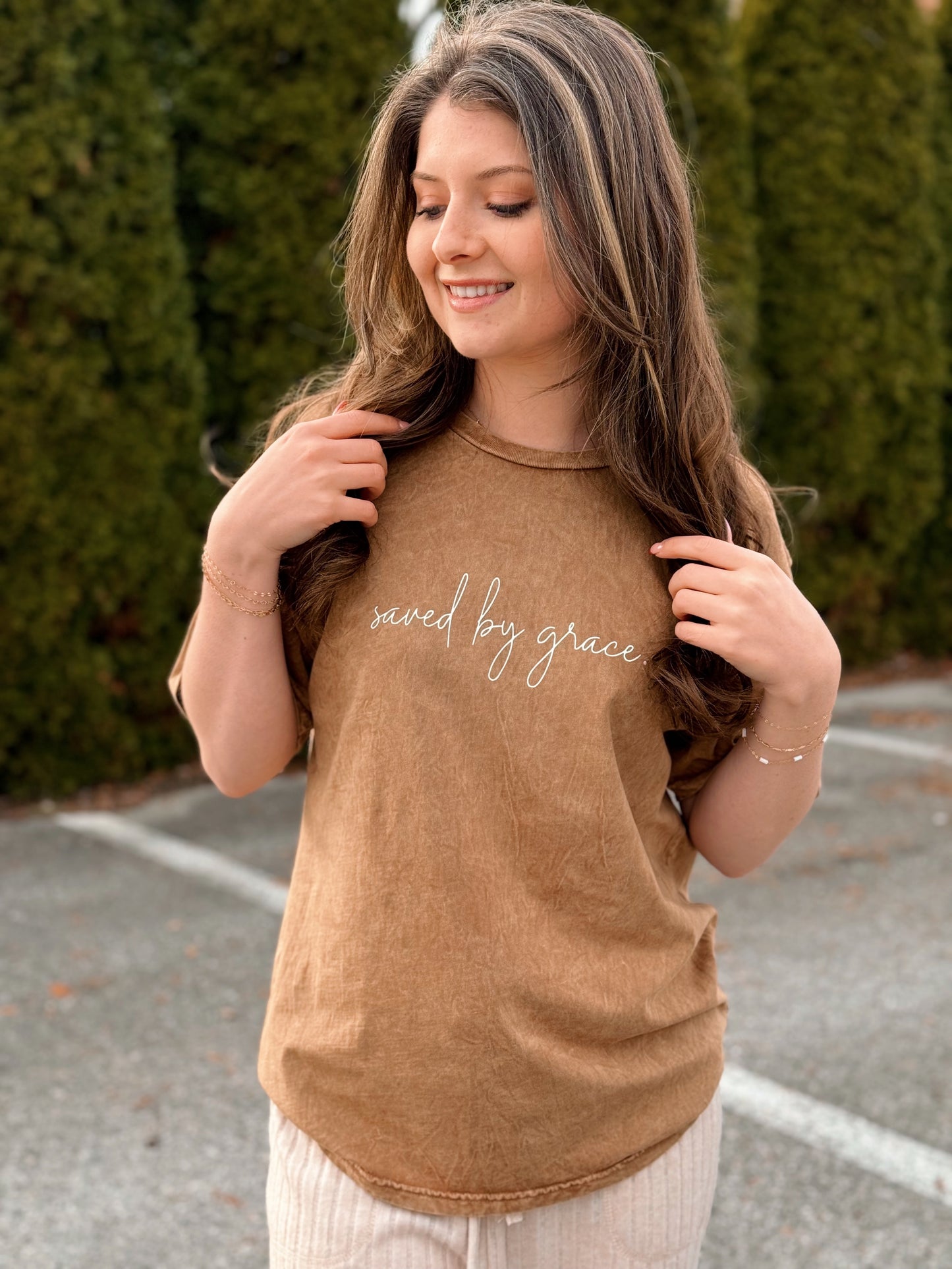 Saved By Grace, Oat Collective Tee
