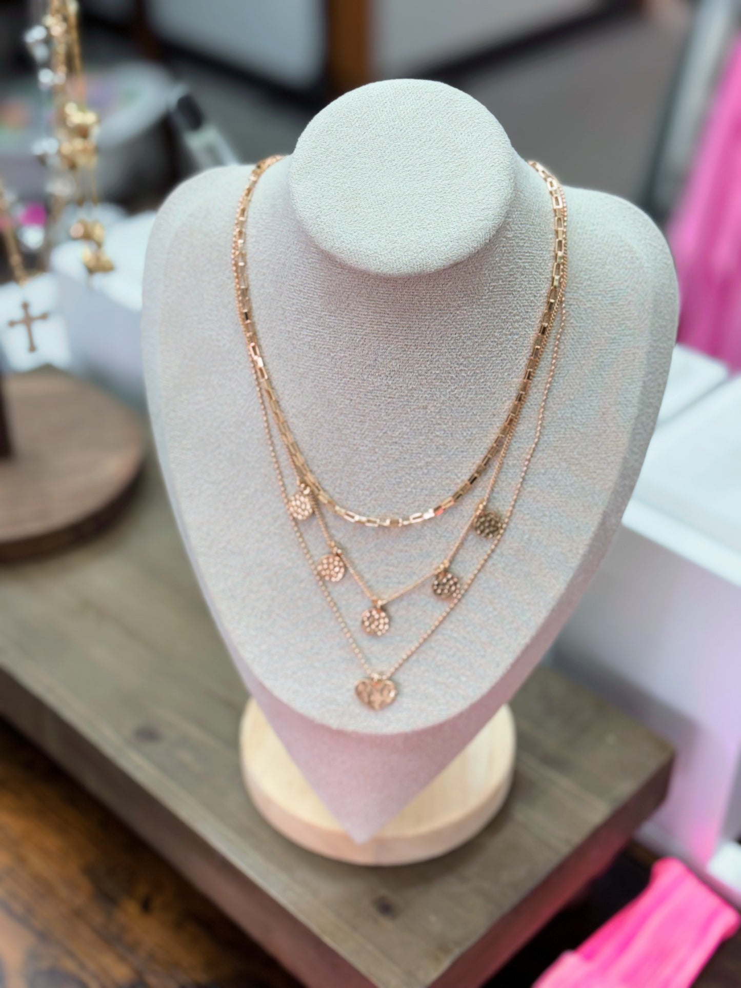 Charm Me, 3 Layer Necklace