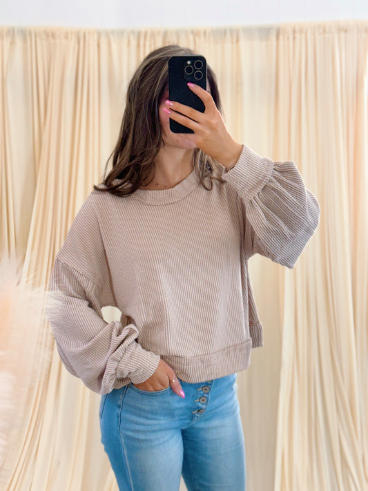 Toasted Almond, Crewneck