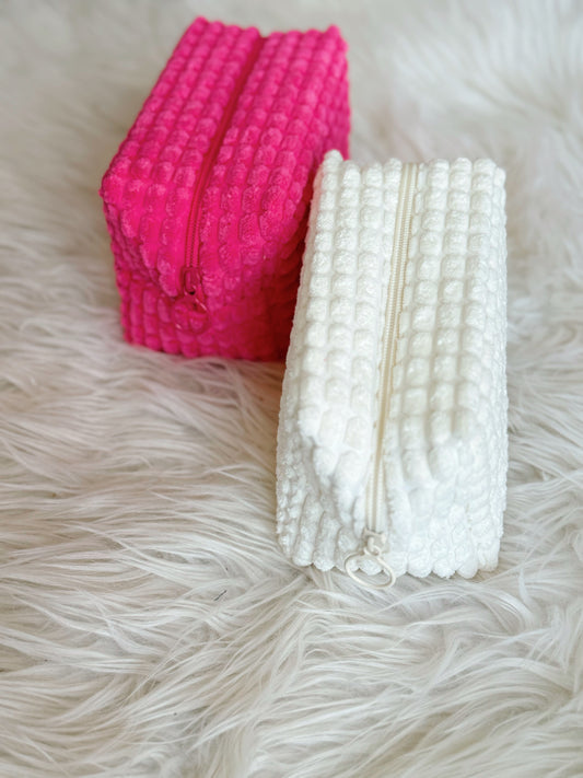 Plush Cosmetic Bags