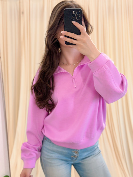 pink mauve scuba jacket