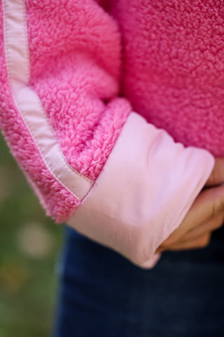 Blush Half Zip