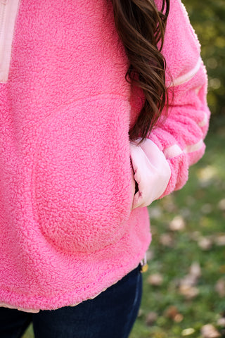 Blush Half Zip