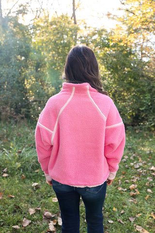 Blush Half Zip