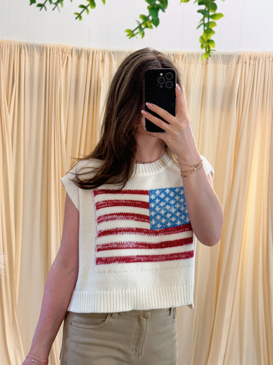 Feelin' Patriotic, Sleeveless Sweater